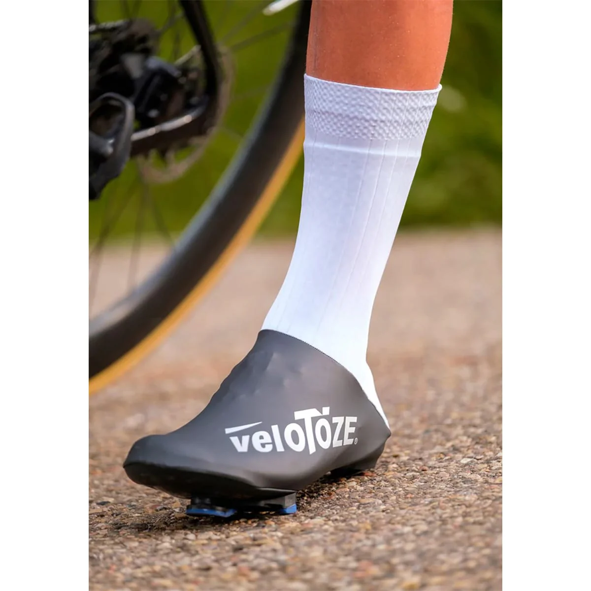 Schuhüberzieher VELOTOZE AERO Schwarz/Weiß - Image 3