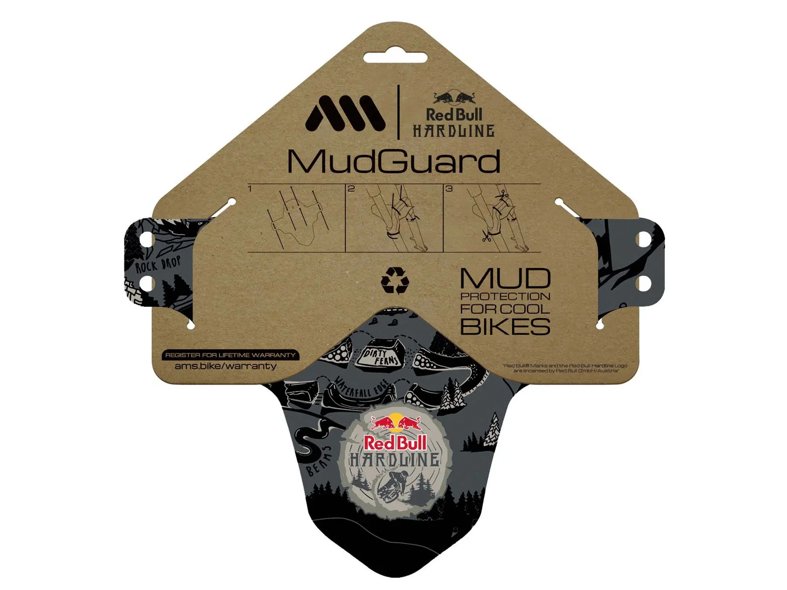 Schutzblech ALL MOUNTAIN STYLE Red Bull Hardline - Image 2