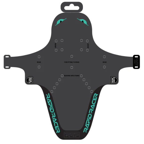 Schutzblech RRP EnduroGuard Standard (Gabel 80 bis 120mm) Schwarz/Türkis