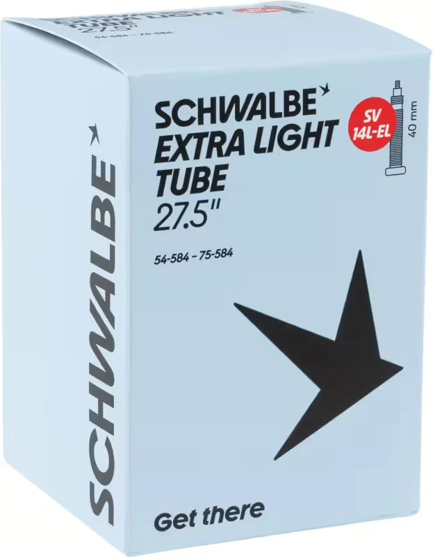 SCHWALBE EXTRA LIGHT SV 14L 27,5/29 x 2,10/3 Schlauch, Presta, 40 mm