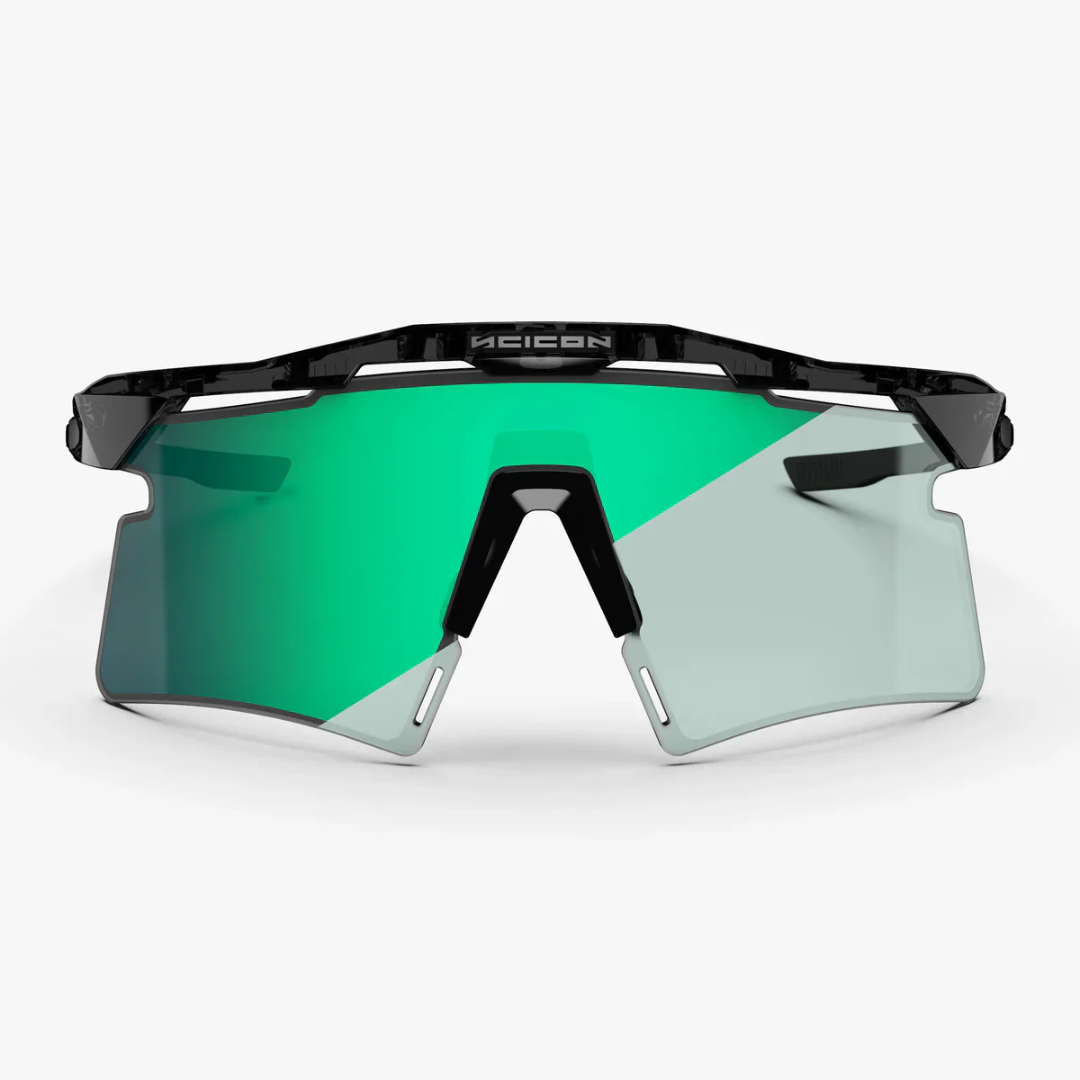 SCICON AEROSHADE 2.0 TITANIUM Brille Schwarz Crystal Gloss Photochromatisches Glas Blue Green - Image 2