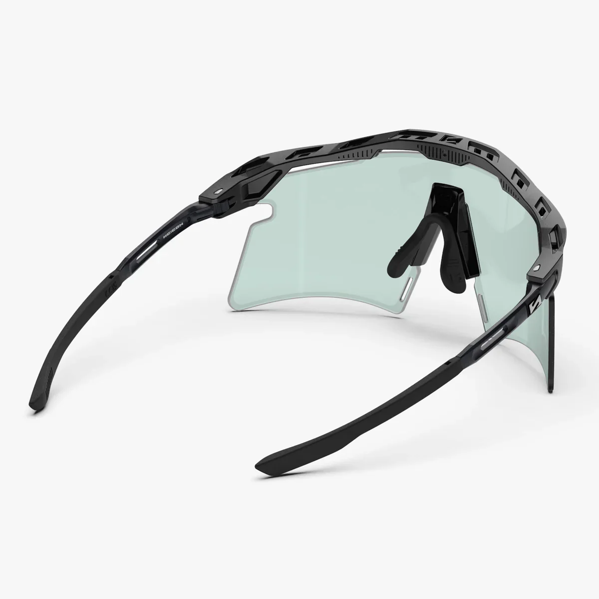 SCICON AEROSHADE 2.0 TITANIUM Brille Schwarz Matt Photochromatisches Glas Blue Green - Image 5
