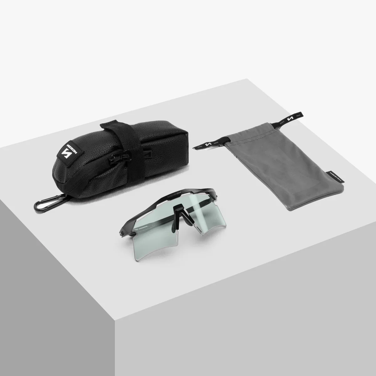 SCICON AEROSHADE 2.0 TITANIUM Brille Schwarz Matt Photochromatisches Glas Blue Green - Image 6