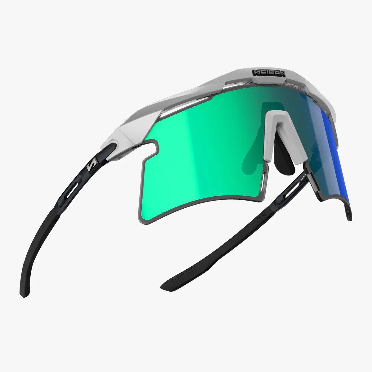 SCICON AEROSHADE 2.0 TITANIUM Brille Weiß Metal Glas Multimirror Blue Green + Pink - Image 5