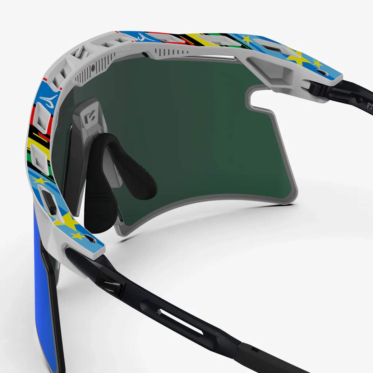 SCICON AEROSHADE 2.0 TITANIUM WC EUROPEAN CHAMPION Brille Multimirror Glas Blue Green + Pink - Image 7