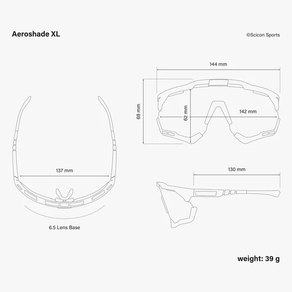 SCICON AEROSHADE XL Brille Schwarz Iridium Bronze - Image 6