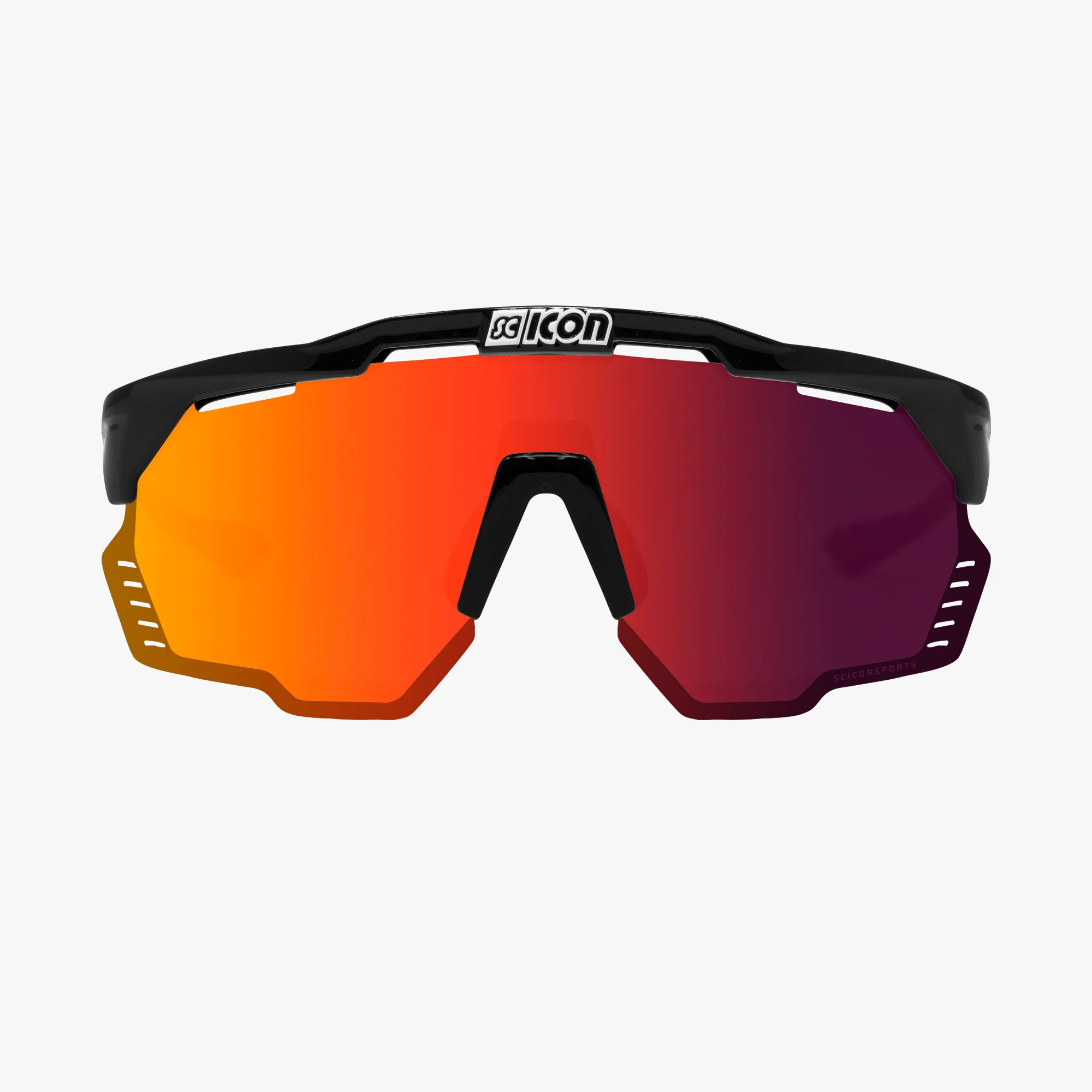 SCICON AEROSHADE KUNKEN Brille Schwarz Multimirror Rot - Image 2