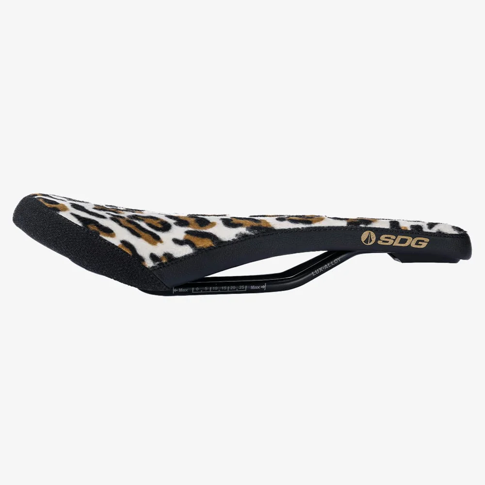 Sattel SDG BEL-AIR V3 Animal Throwback Rails Lux Alloy Leopard - Image 3