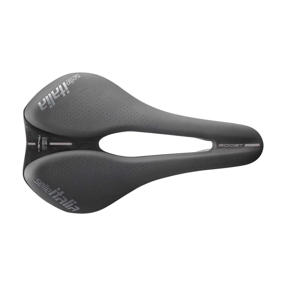 Selle SELLE ITALIA NOVUS EVO BOOST SUPERFLOW L Rails Ti316 Schwarz/Grau