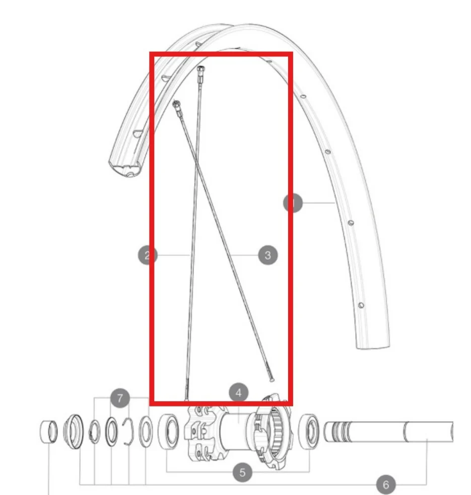 Kit 12 Rayns Ar MAVIC CROSSMAX LIGHT 29'' 294mm