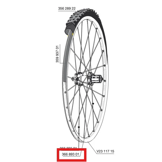 12 Speichen Kit Ar MAVIC CROSSROC/CROSSRIDE UST/CROSSMAX ELITE/XA ELITE 27.5" ALLROAD ELITE ROUTE+ 650 275mm