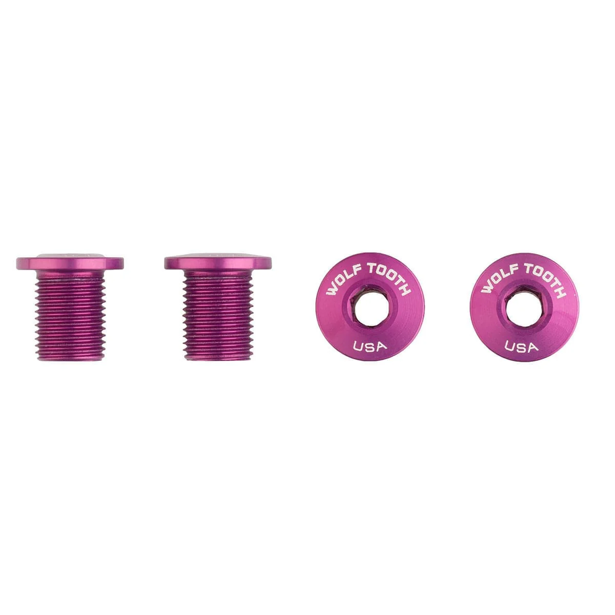 Set 4 WOLF TOOTH Tablett-Schrauben M8x10 mm Violett - Image 3