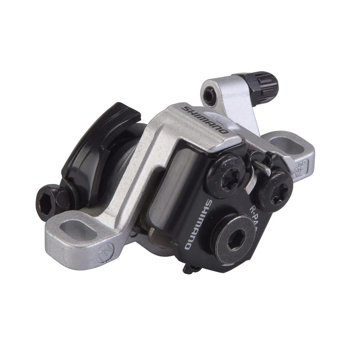 SHIMANO ALIVIO BR-M375 Silber Scheibenbremssattel mit Kabel vorne/hinten - Image 2