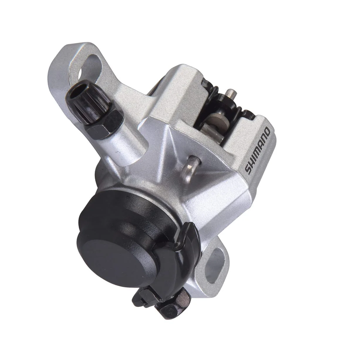 SHIMANO ALIVIO BR-M375 Silber Scheibenbremssattel mit Kabel vorne/hinten - Image 5