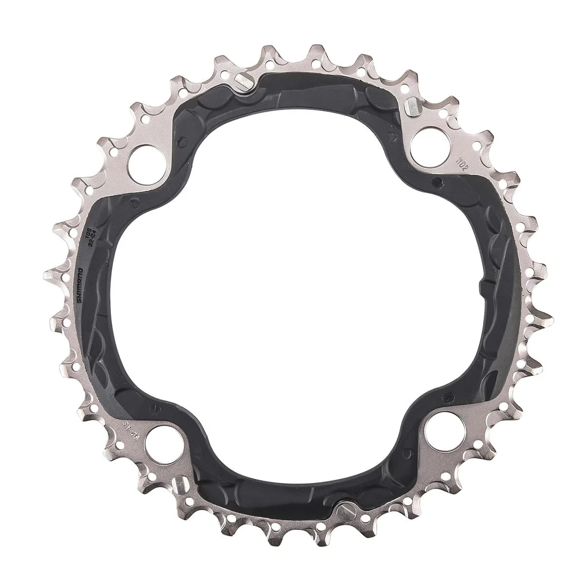 Kettenblatt Zwischen SHIMANO DEORE M610 10-fach 4 Löcher 104mm - Image 2
