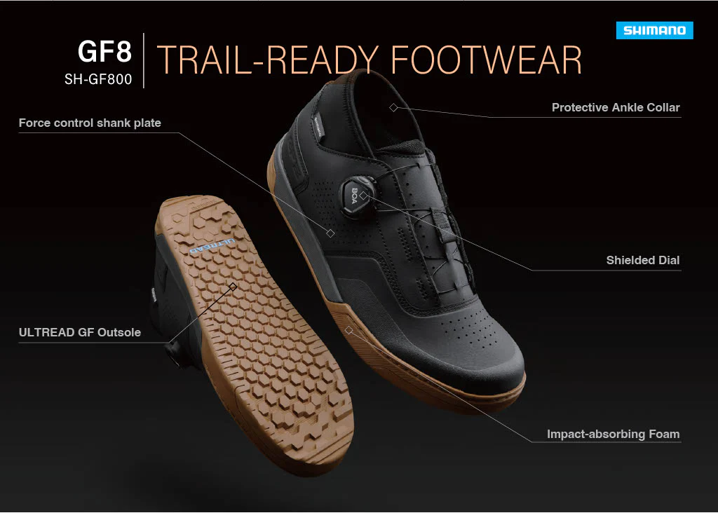 SHIMANO GF800 MTB-Schuhe Weiß - Image 7