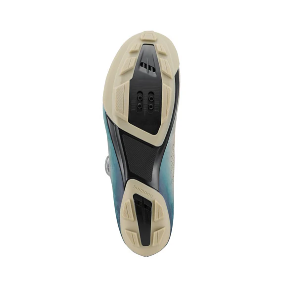 SHIMANO RX600 XC/Gravel MTB-Schuhe Beige/Blau - Image 4