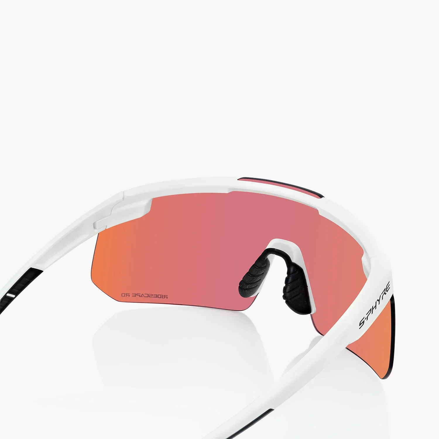 SHIMANO S-PHYRE CE-SPHR2 Weiß Matt Glas Ridescape Road Brille - Image 4
