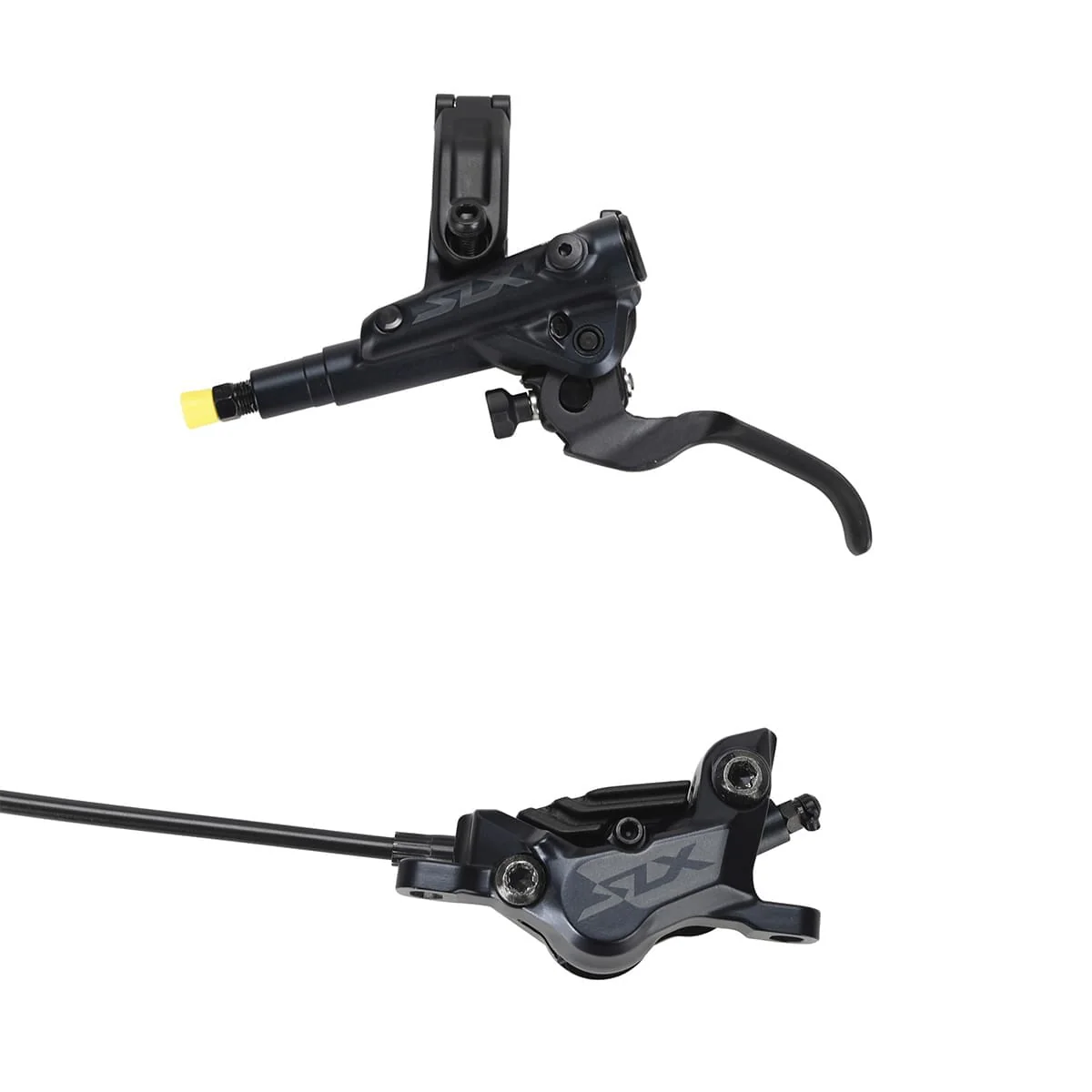 SHIMANO SLX M7120 4-Kolben J-Kit Vorderradbremse mit belüfteten Bremsbelägen