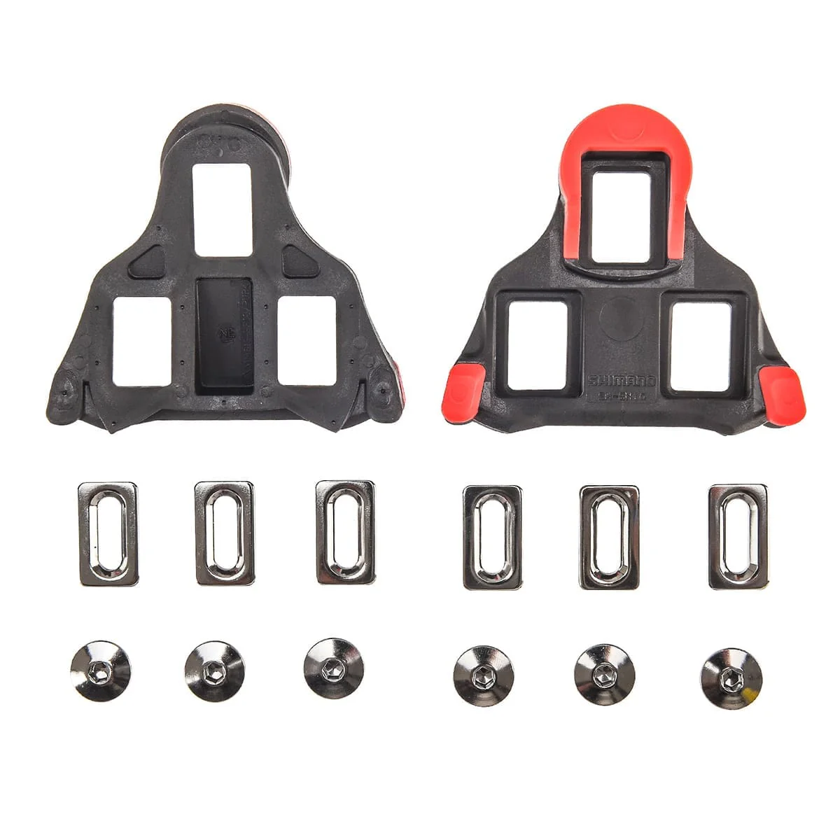 Kit SHIMANO SPD-SL Schuhplatten Rot 0° SM-SH10 - Image 2
