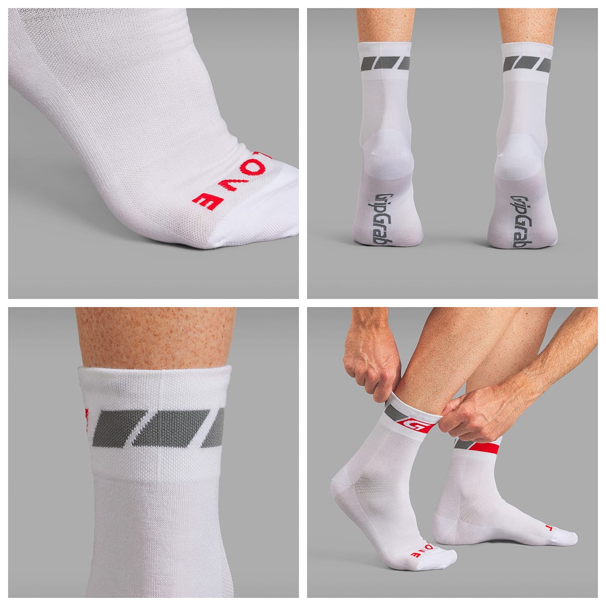Socken GRIPGRAB REGULAR CUT SUMMER Weiß - Image 7