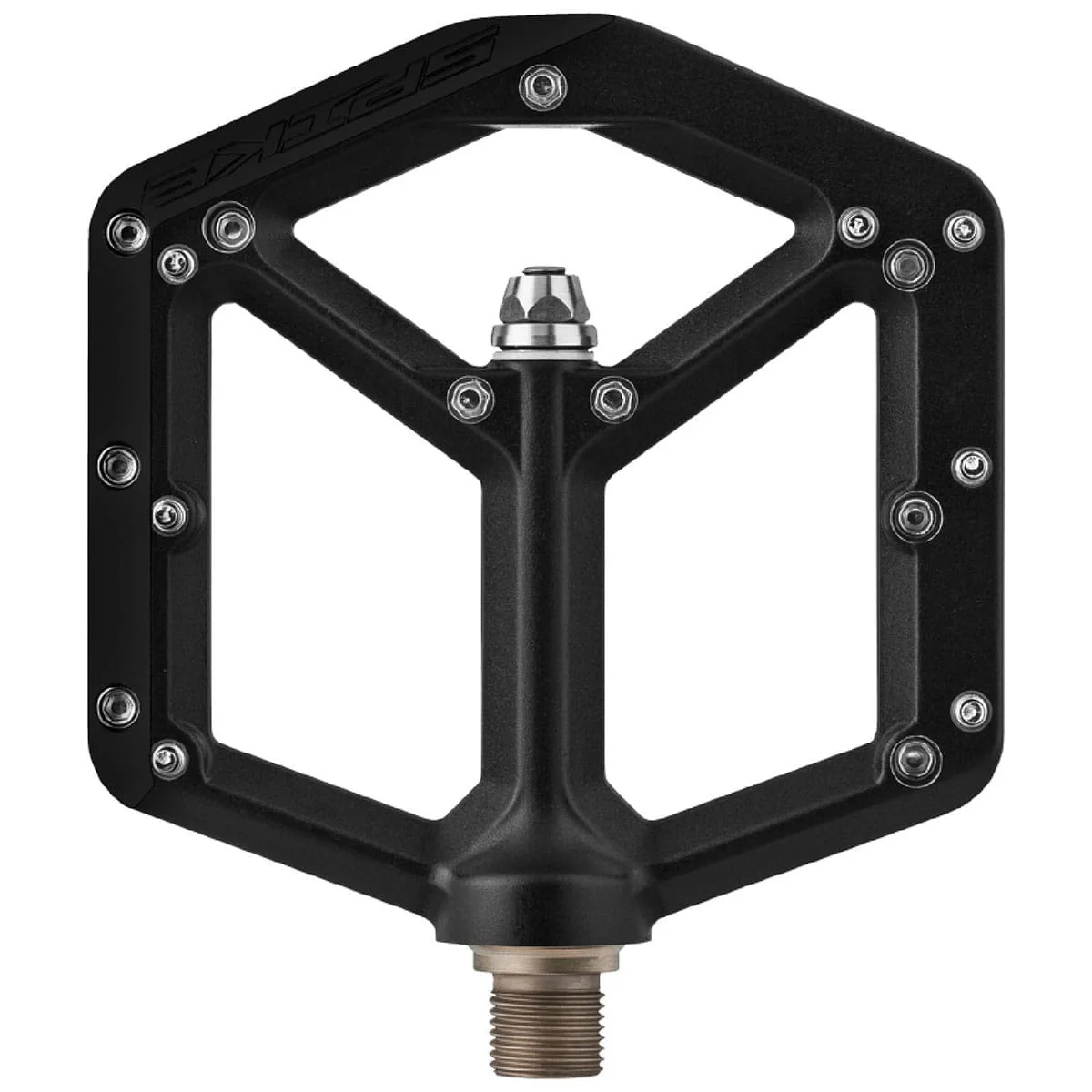 SPANK SPIKE REBOOT Flache Pedale Schwarz