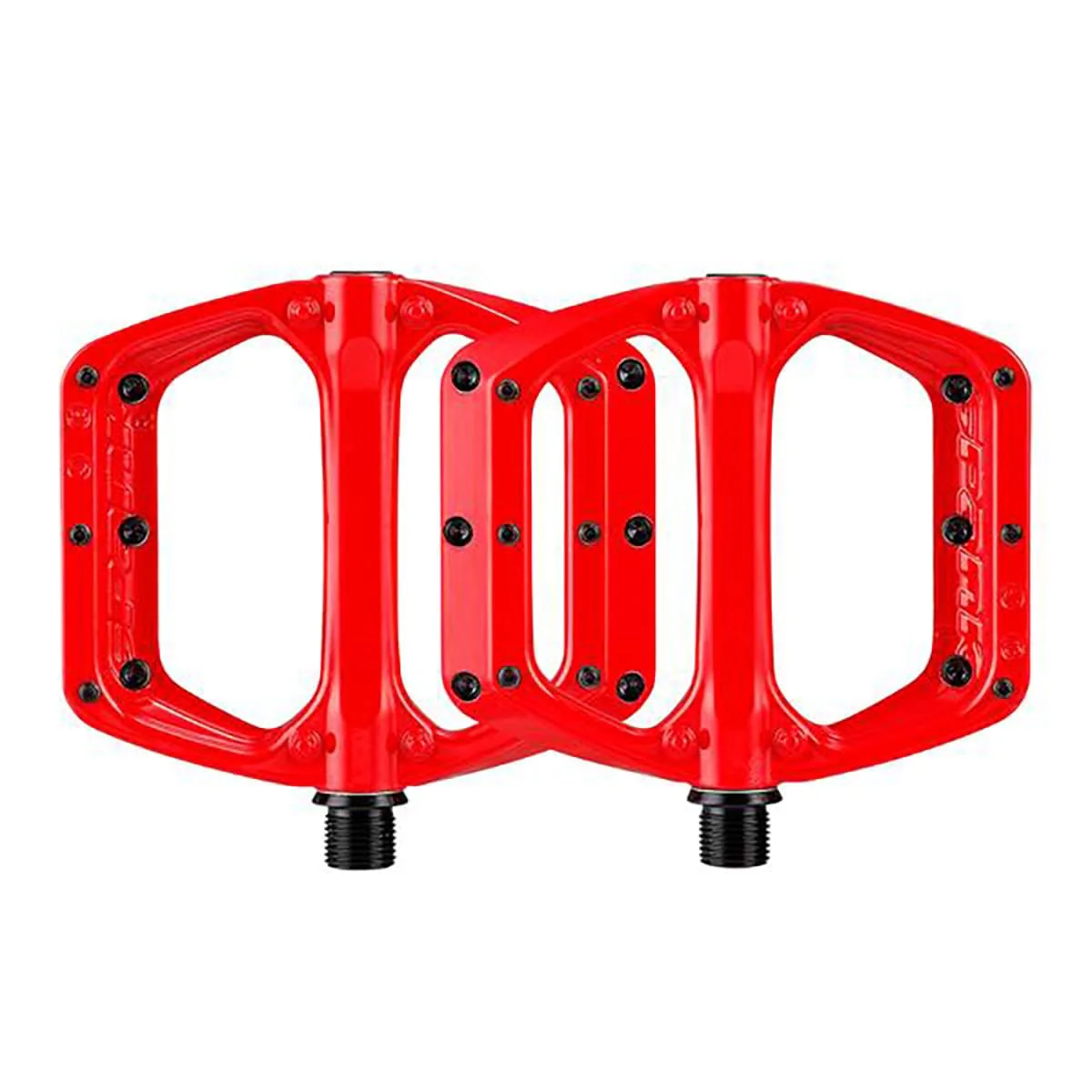 SPANK SPOON DC Flache Pedale Rot