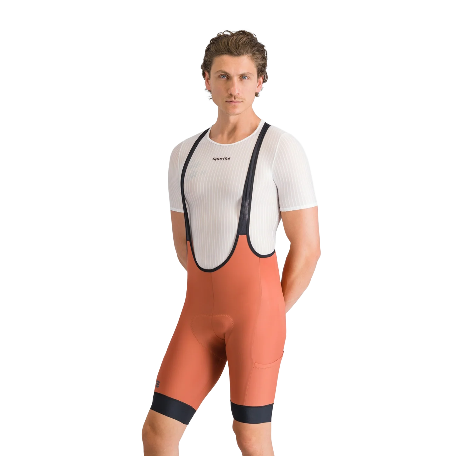 SPORTFUL GIARA 2 Kurze Trägerhose Orange - Image 6