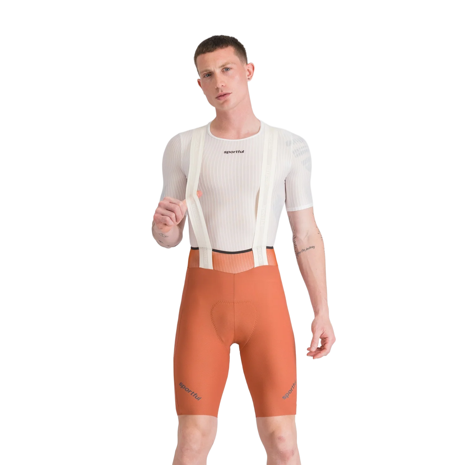 SPORTFUL HYPEREPIC Kurze Trägerhose Orange