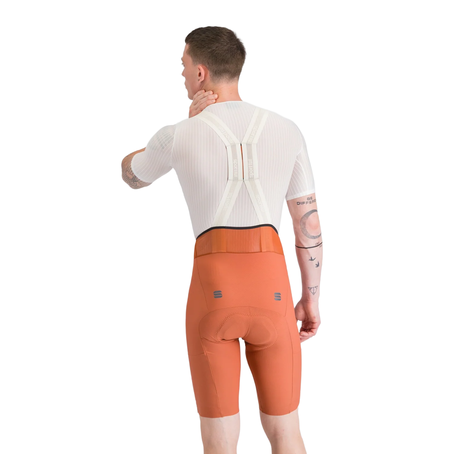 SPORTFUL HYPEREPIC Kurze Trägerhose Orange - Image 3