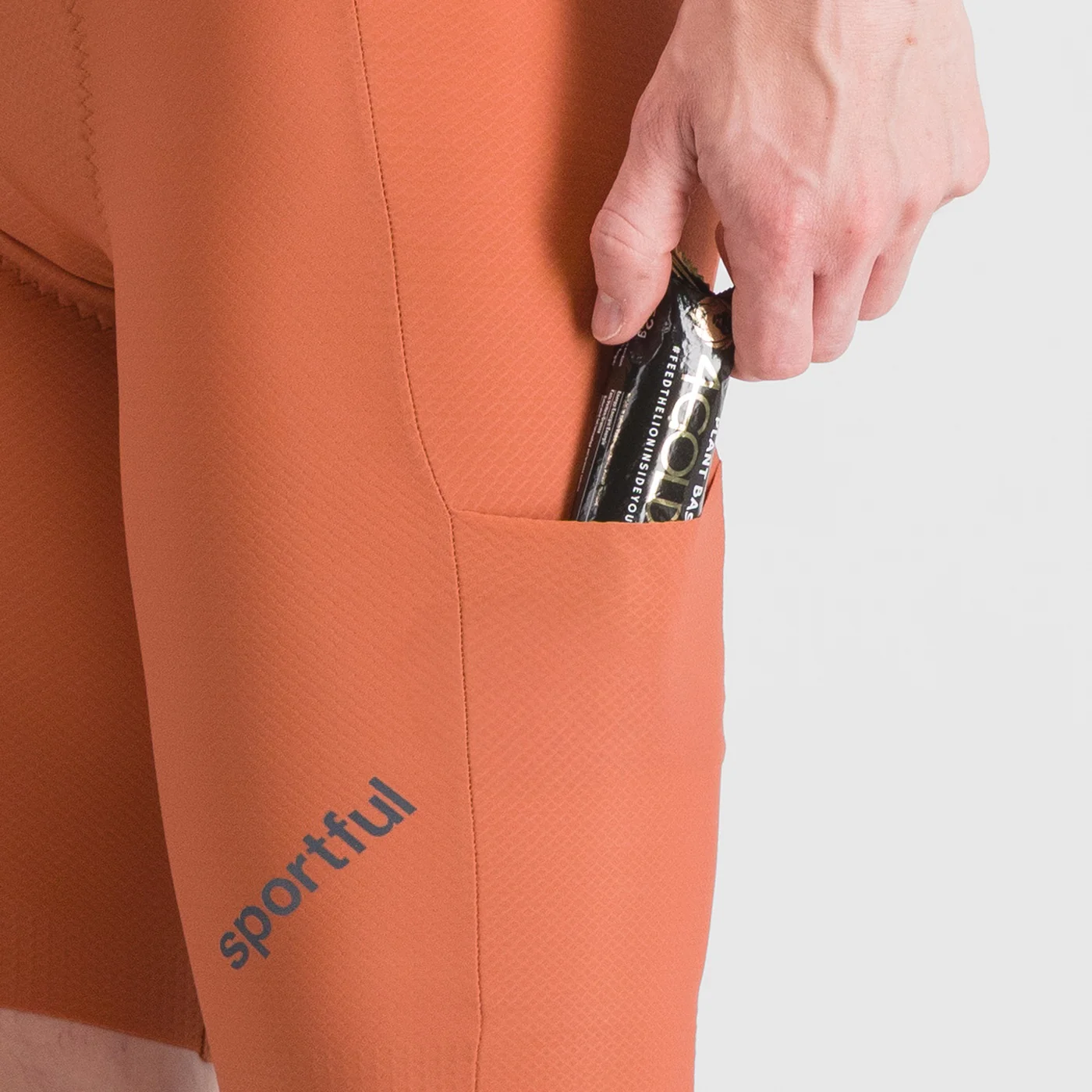 SPORTFUL HYPEREPIC Kurze Trägerhose Orange - Image 5