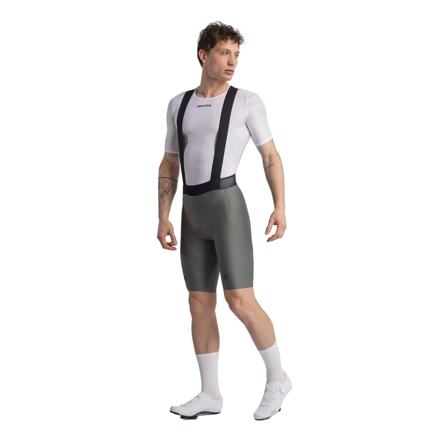 SPORTFUL LTD 2 Kurze Trägerhose Grau