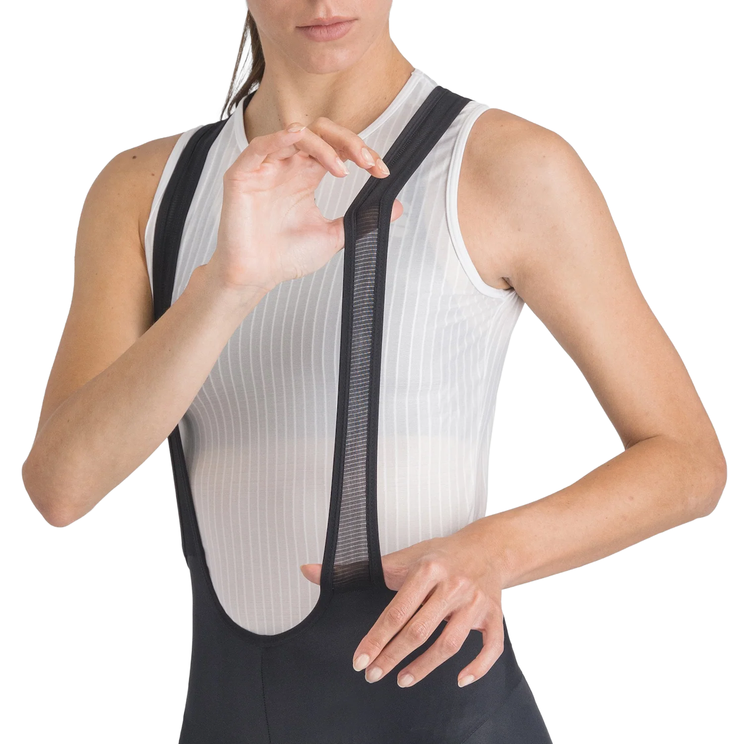 SPORTFUL PULSE Damen Kurze Trägerhose Schwarz - Image 4