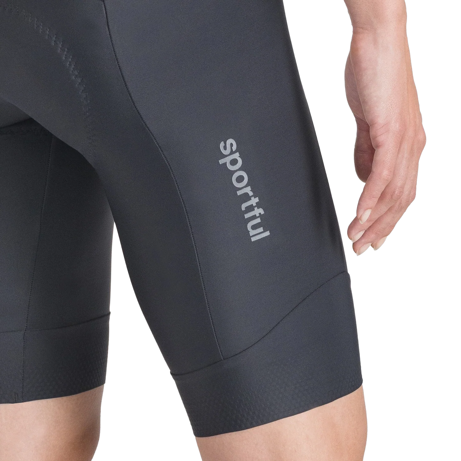 SPORTFUL PULSE Damen Kurze Trägerhose Schwarz - Image 8