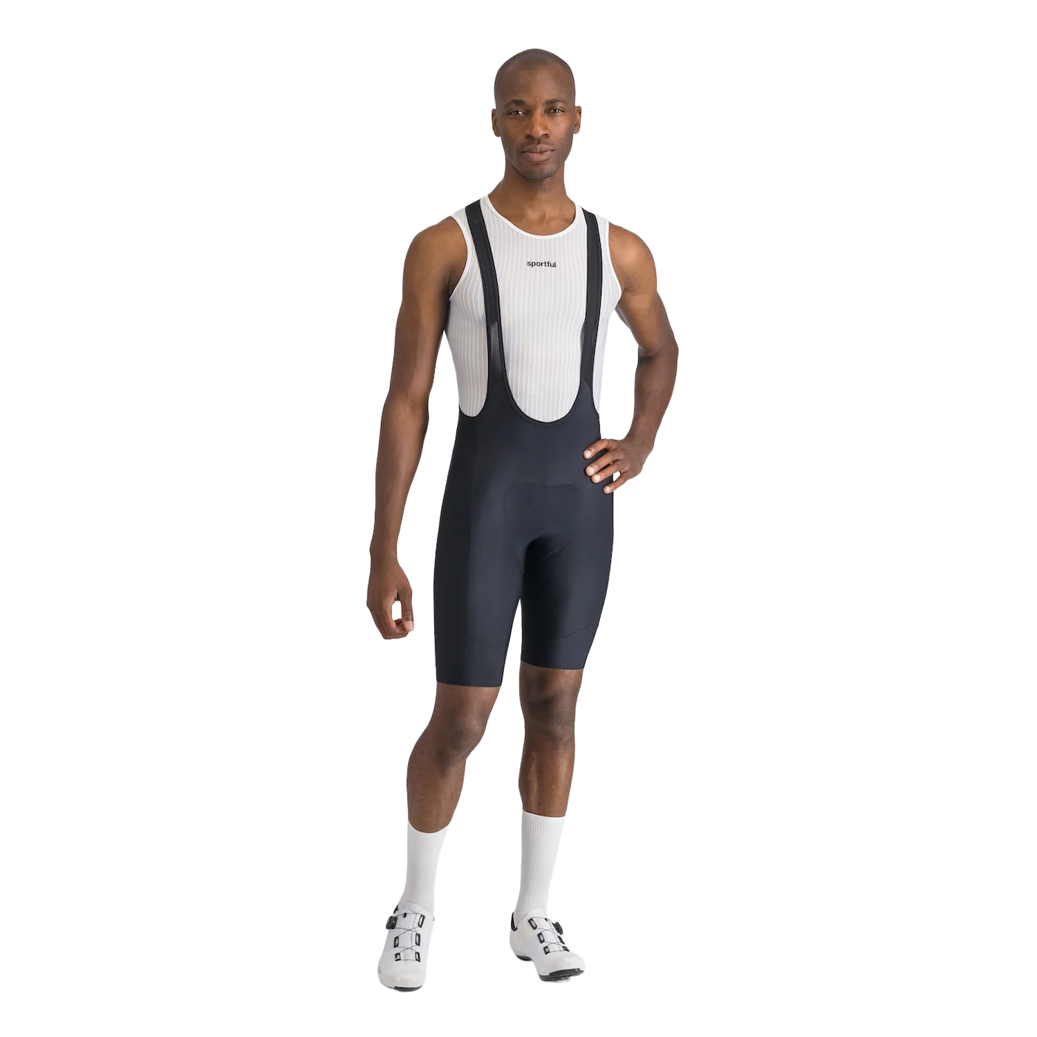 SPORTFUL PULSE Kurze Trägerhose Schwarz
