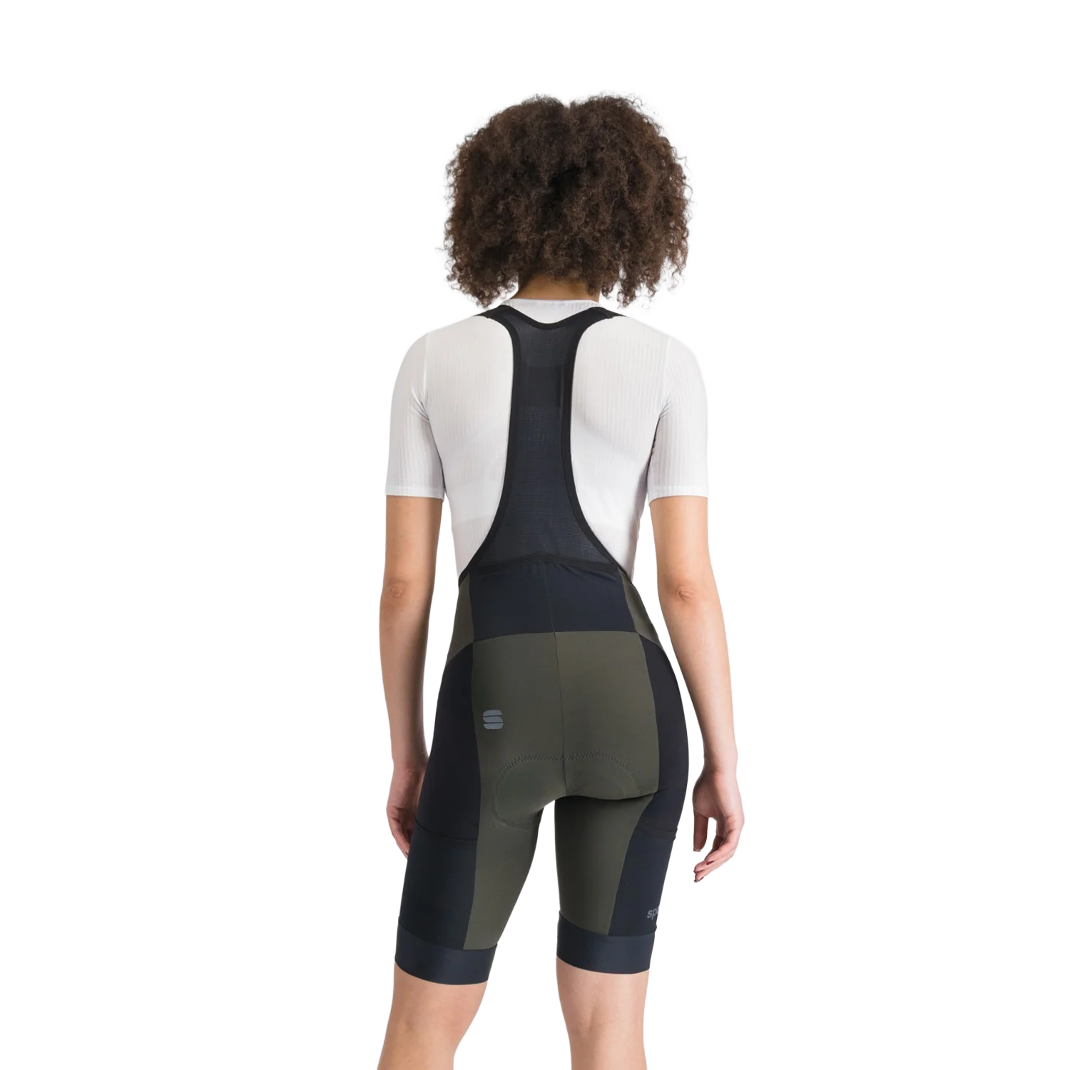 SPORTFUL SUPERGIARA 2 Damen Kurz Trägerhose Khaki/Schwarz - Image 3