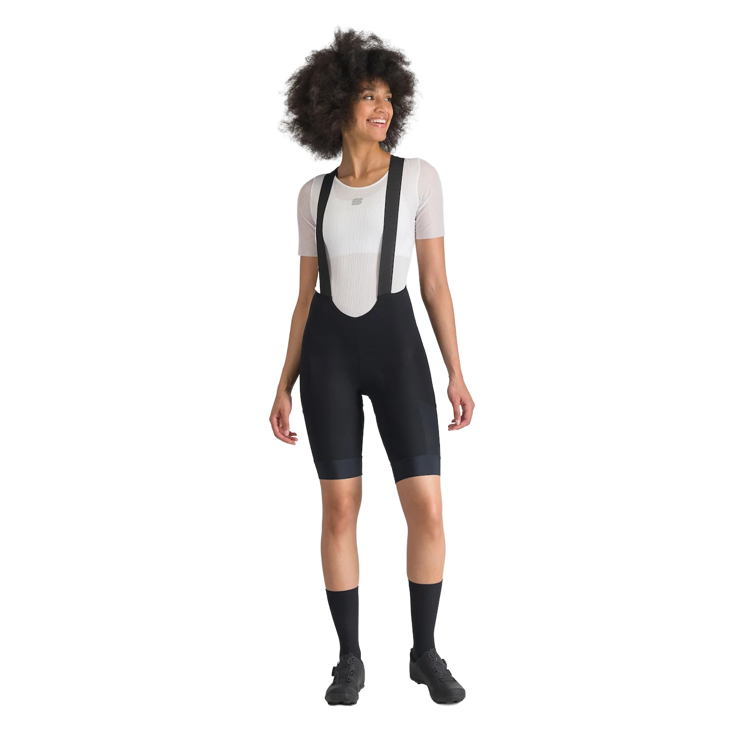 SPORTFUL SUPERGIARA 2 Damen Kurz Trägerhose Schwarz