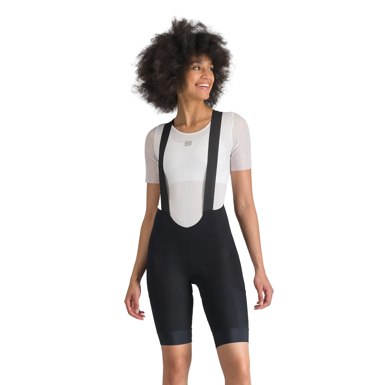 SPORTFUL SUPERGIARA 2 Damen Kurz Trägerhose Schwarz - Image 2
