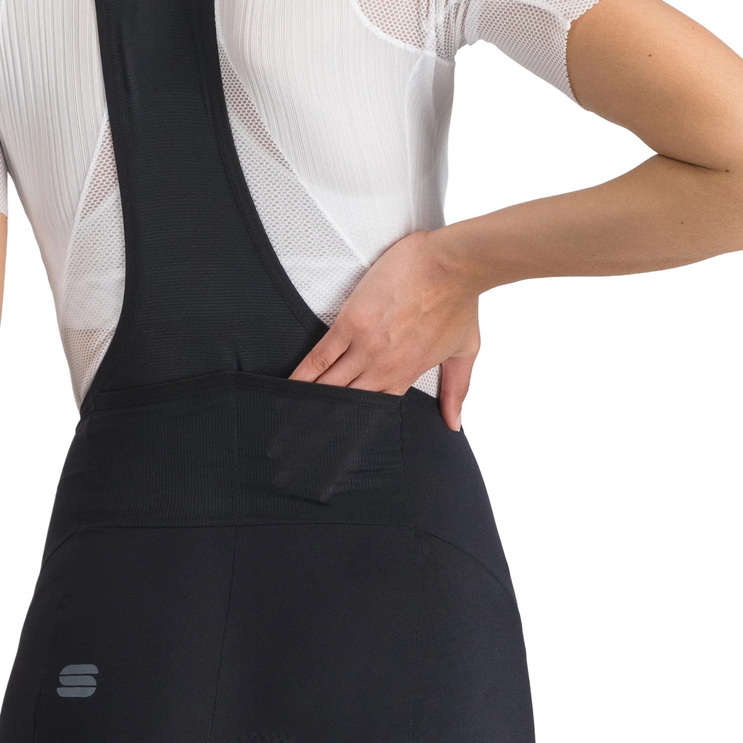 SPORTFUL SUPERGIARA 2 Damen Kurz Trägerhose Schwarz - Image 8