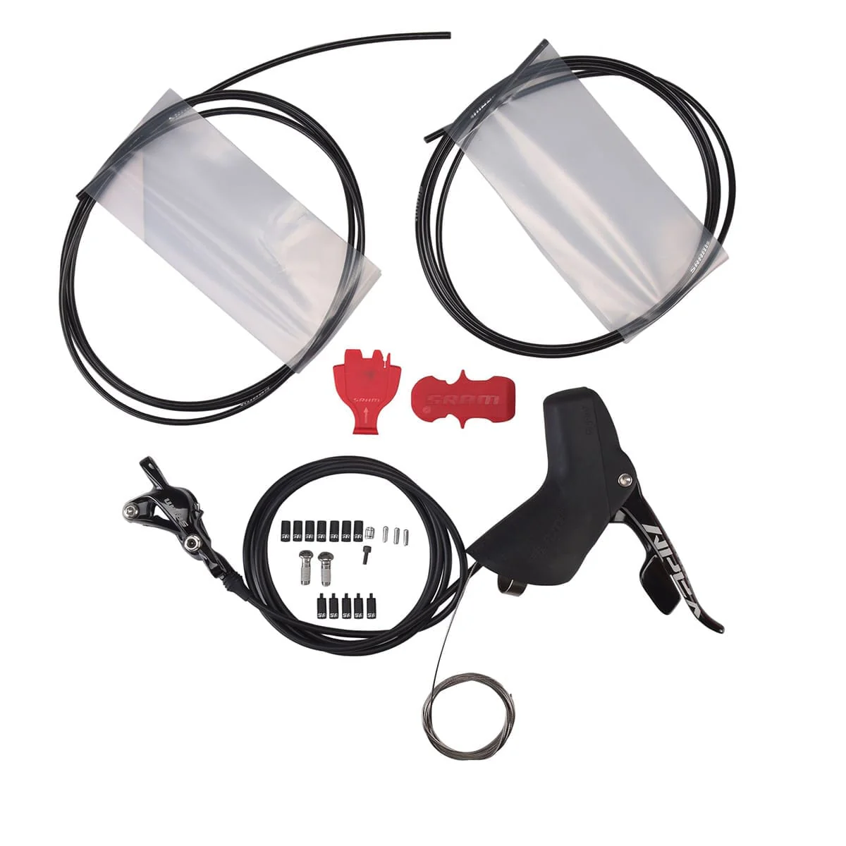 SRAM APEX HRD 11V Post Mount Hinterer Bremssattel ohne Bremsscheibe, rechter Hebel und Bremssattel