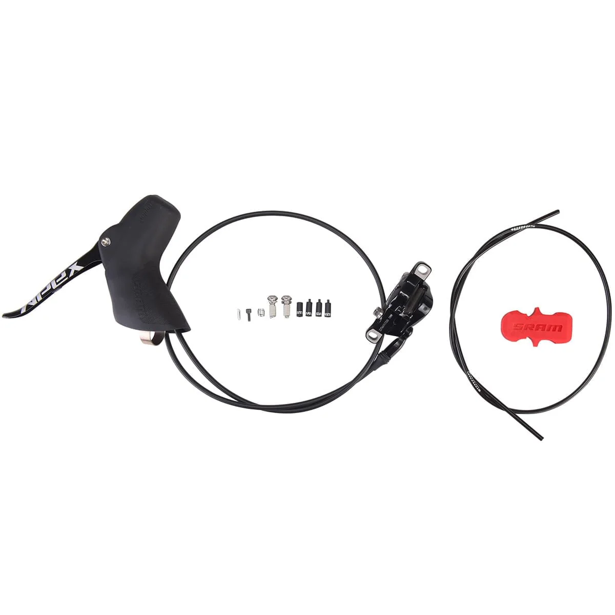 SRAM APEX HRD Mono Post Mount Frontsattel ohne Scheibe, linker Hebel und Bremssattel