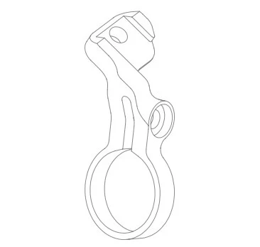Sram AXS POD Halterung für linken HOPE Tech 3/XCR Schalthebel Schwarz - Image 2