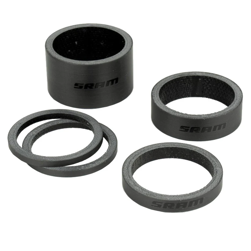 SRAM-Lenkungsabstandshalter aus Carbon, schwarz