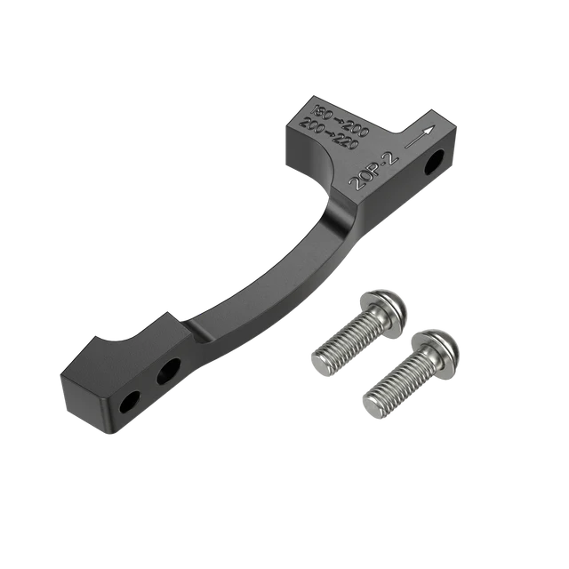 Adapter Vorderer / Hinterer Bremssattel PM / PM SRAM P2 Scheiben 200/220mm (+20mm) + Edelstahl-Schrauben