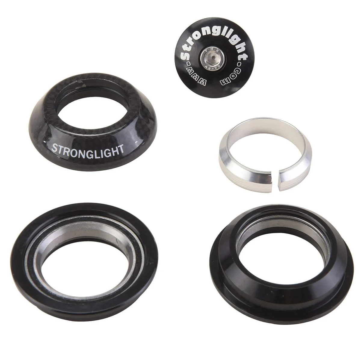 STRONGLIGHT RAZ CARBON 1"1/8 ZS44 Semi-Integrated Steuersatz - Image 2