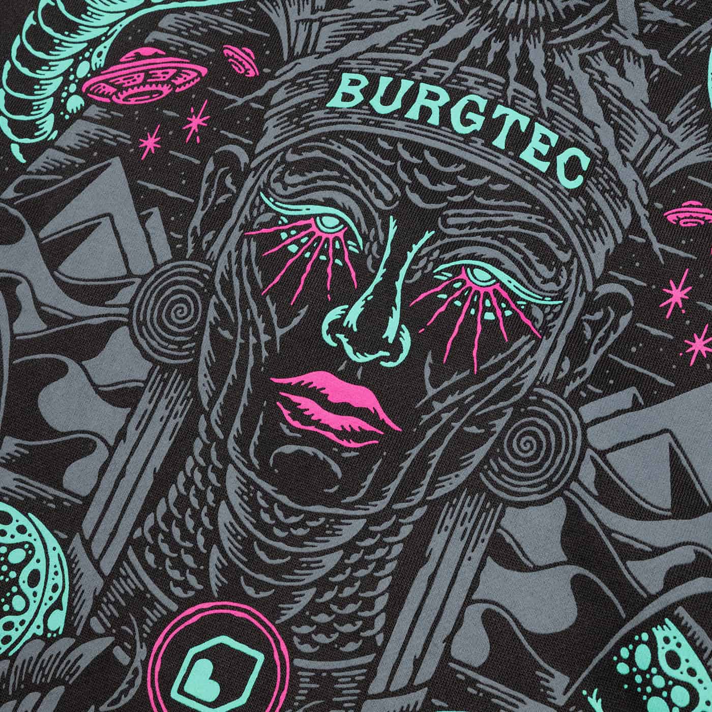 Sweatshirt BURGTEC DESERT QUEEN FADED - Image 3