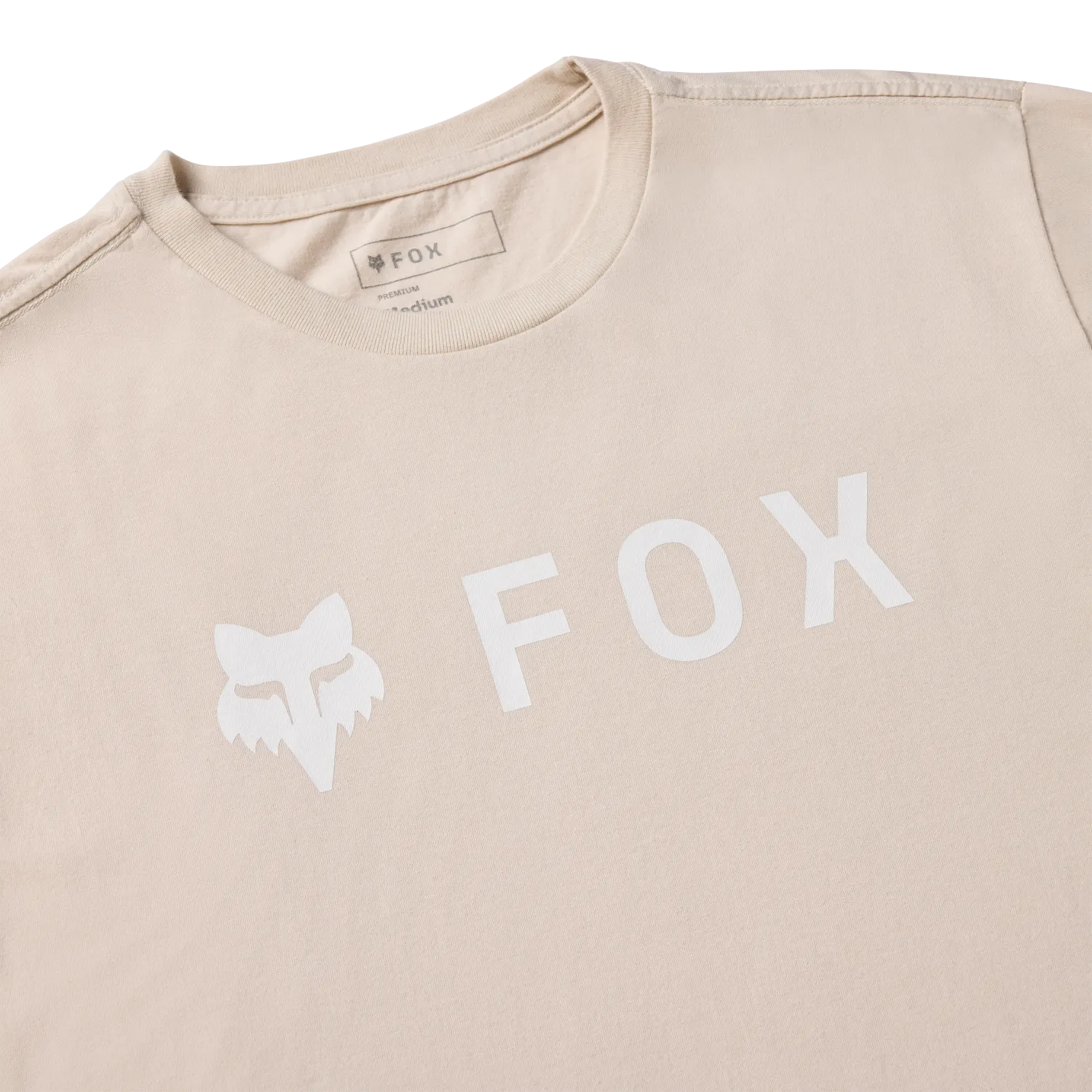 T-Shirt FOX ABSOLUTE 195 ORIGINAL Kurzarm Beige Chalk - Image 3