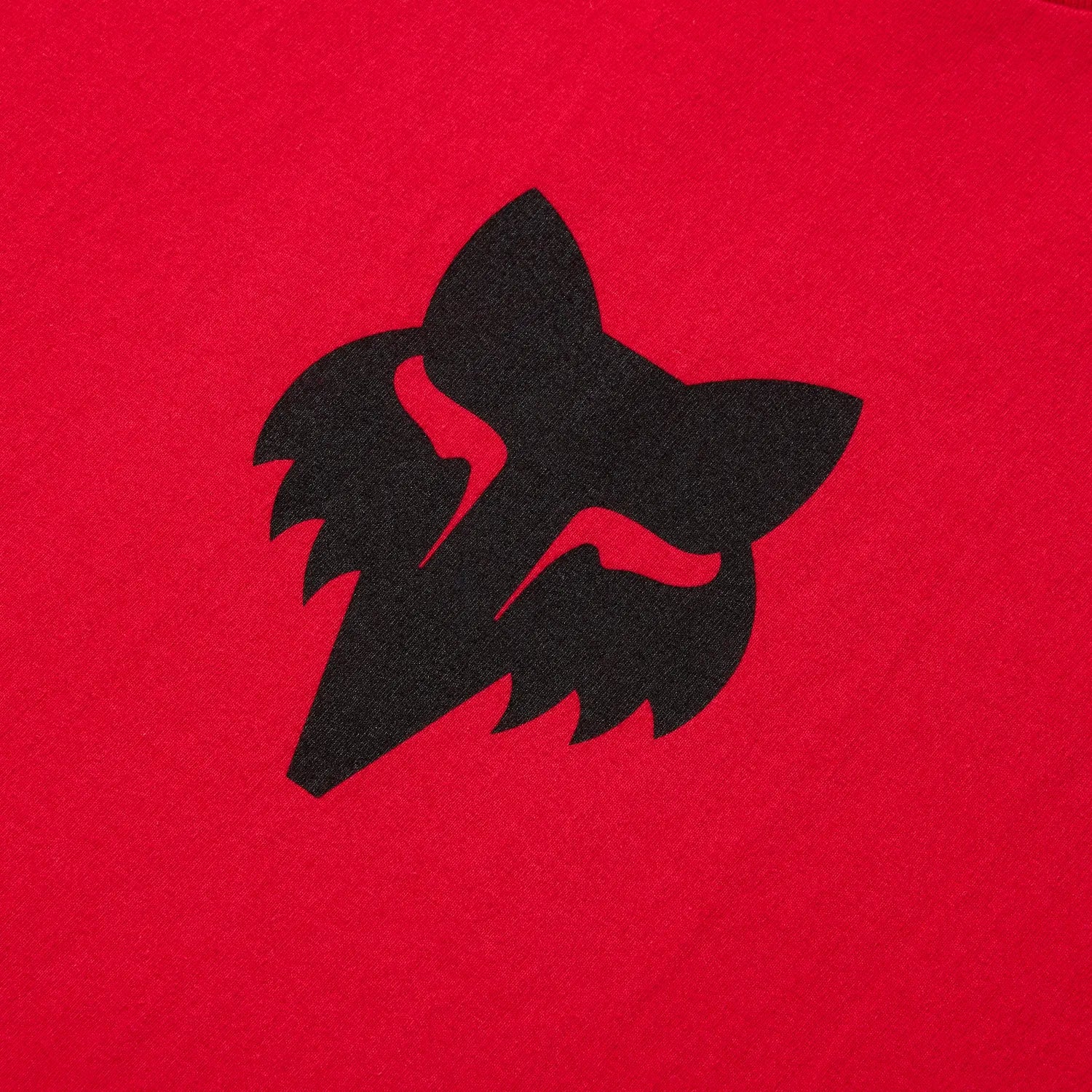 FOX HEAD 195 ORIGINAL Kurzarm T-Shirt Rot Flamme - Image 4
