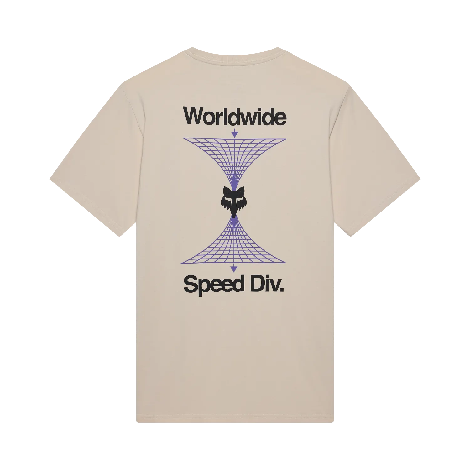 T-Shirt FOX IMAGE PRINT 195 ORIGINAL Kurzarm Beige Chalk - Image 2