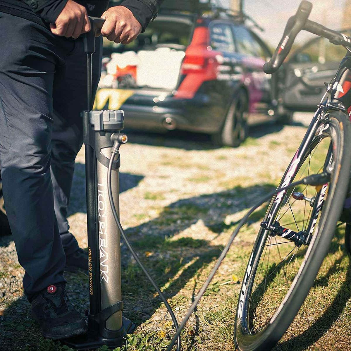 TOPEAK JOE BLOW BOOSTER Fußpumpe Grau - Image 5